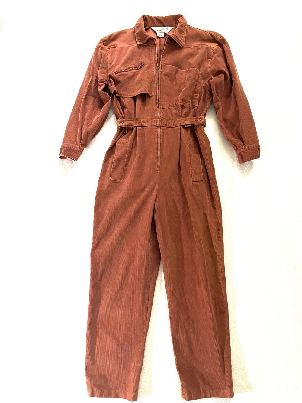 Vintage Diane Von Furstenberg Corduroy Jumpsuit - Sz L